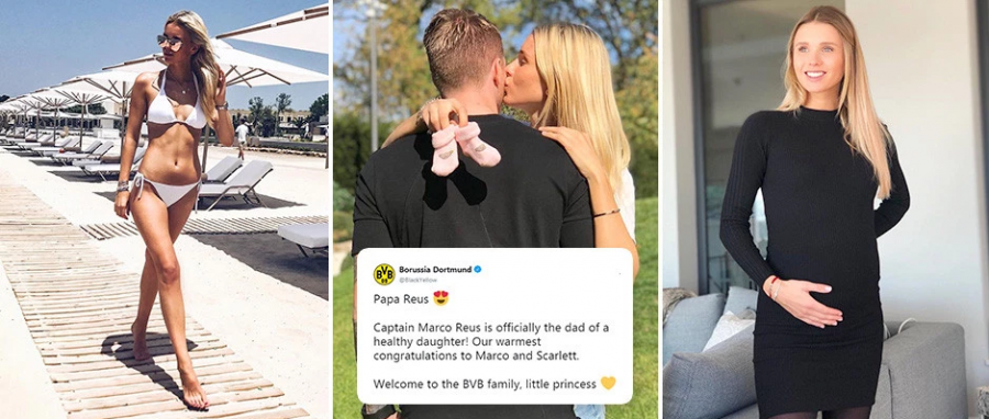 Marco Reus dhe e dashura e tij seksi bëhen prindër, Dortmundi ka një mesazh për çiftin e mrekullueshëm