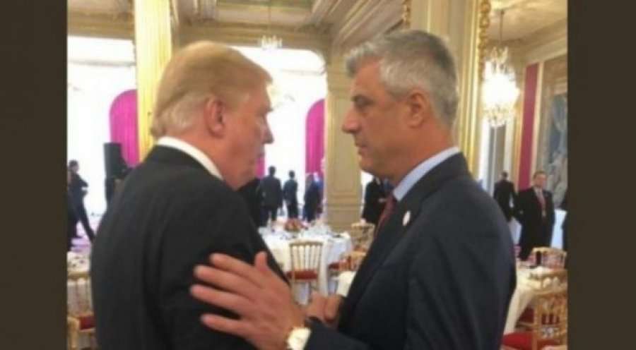 Thaçi: Presidenti Trump është përkrahës i marrëveshjes Kosovë – Serbi