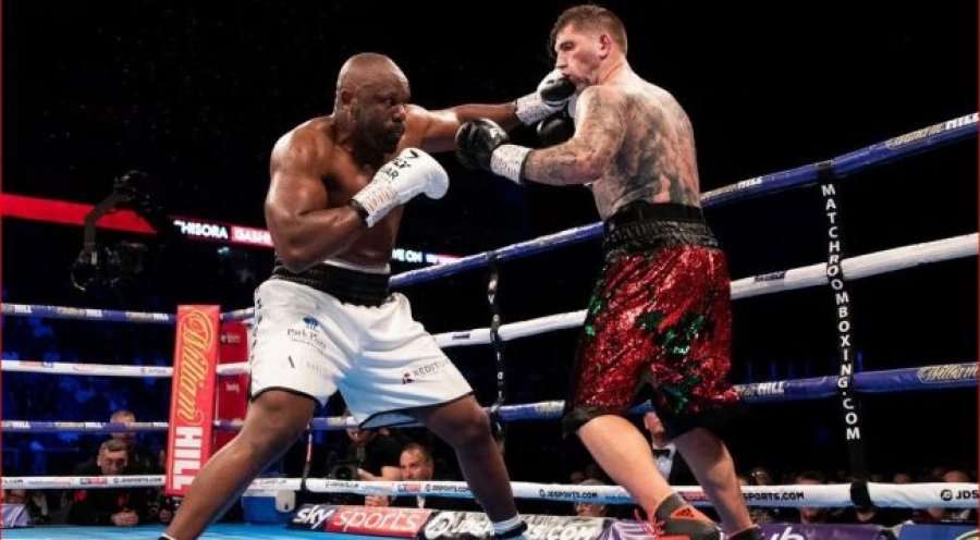 Gashi mposhtet nga Chisora, qëndron në këmbë deri në gongun e fundit