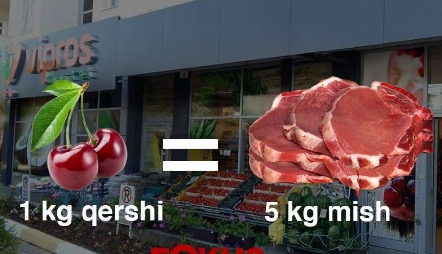 A mund ta besoni? Një kilogram qershi sa 5 kilogram mish në Prishtinë (Foto)