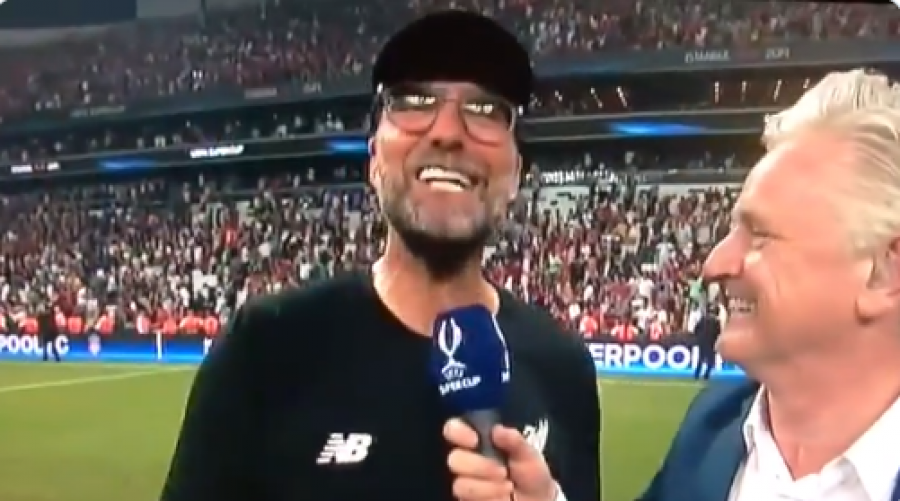Klopp një trajner 'lazdran', shikojeni se çfarë i bën heroit të Liverpoolit pas ndeshjes