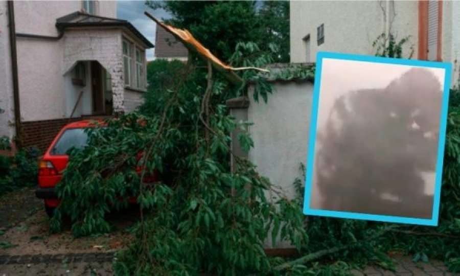 Pamje ferri në Gjermani: Qyteti goditet nga ‘tornado’, shihni si rrëzohen pemët