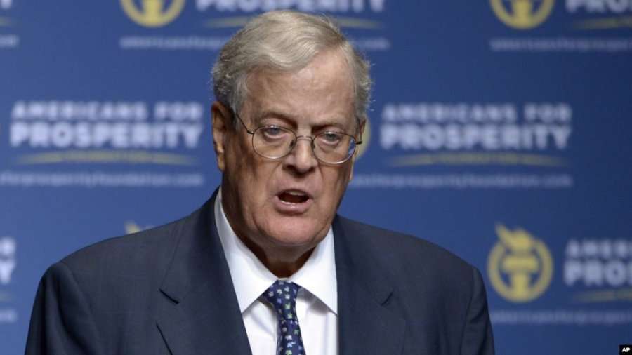 Vdes miliarderi amerikan David Koch