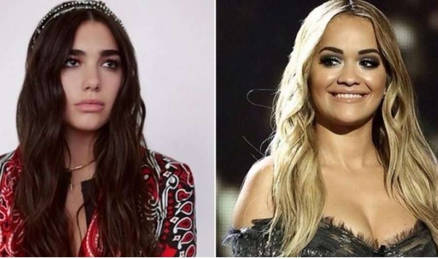 Rita Ora dhe Dua Lipa në të njëjtën ditë, publikojnë fotografi duke pozuar në të njëjtën mënyrë