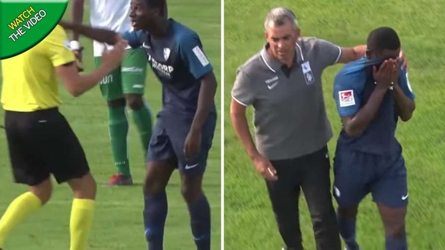E turpshme, futbollisti 20-vjeçar largohet në lot pas fyerjeve raciste