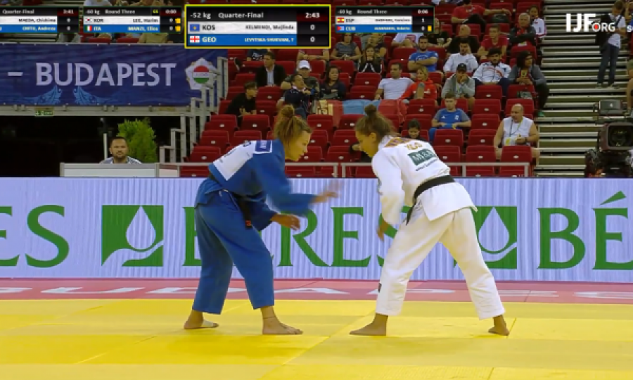 Majlinda Kelmendi si rrufe arrin në gjysmëfinale