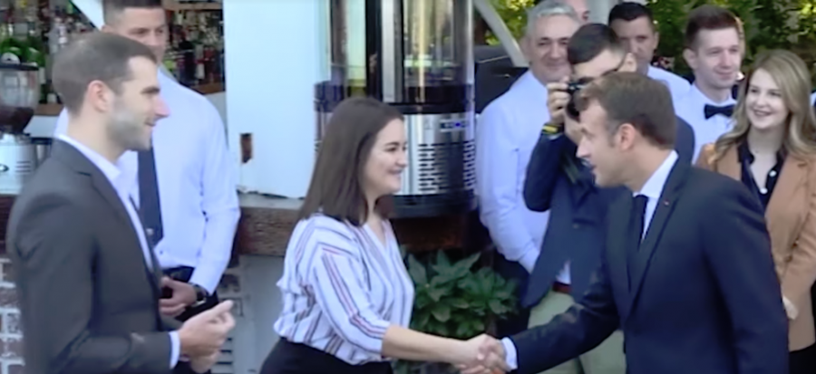 Macron në Serbi, takim me studentët shqiptarë