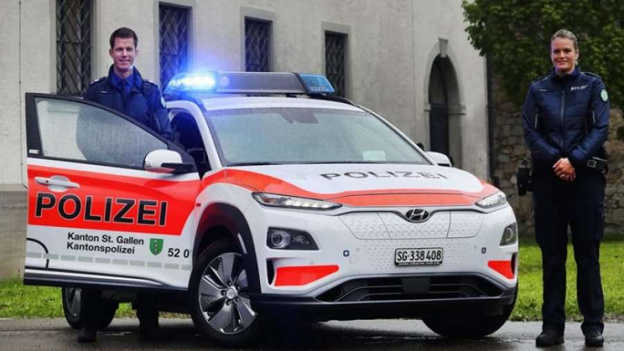 Kjo është vetura që po shfrytëzon njësiti policor zviceran