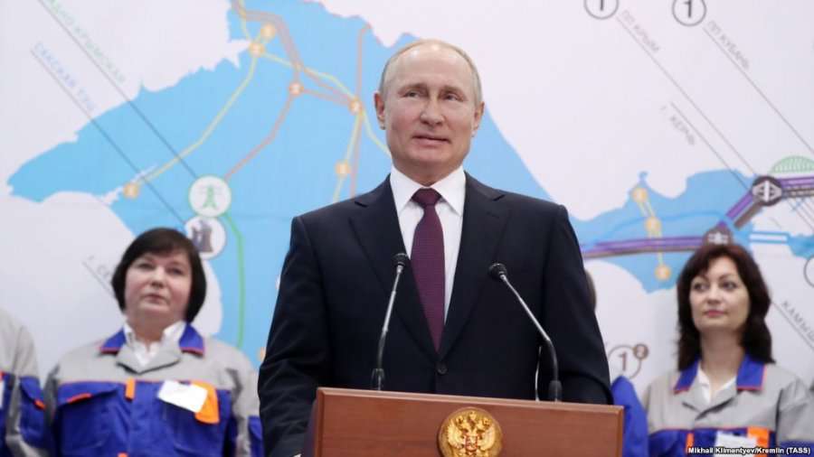 Putin në Krime, në pesëvjetorin e aneksimit