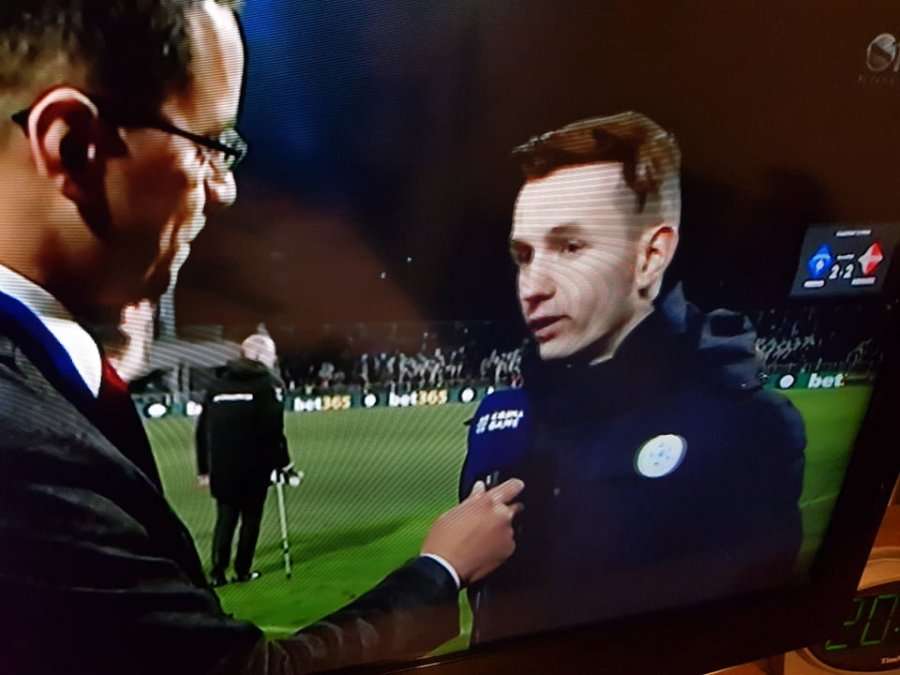 Bersant Celina vjen me deklaratën e vitit pas ndeshjes