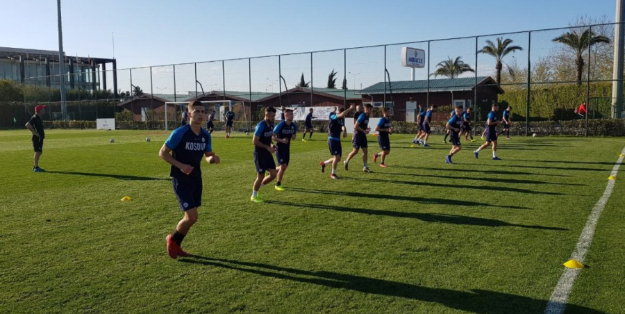 Përfaqësuesja U21 mbajti stërvitjen e radhës në Antalya