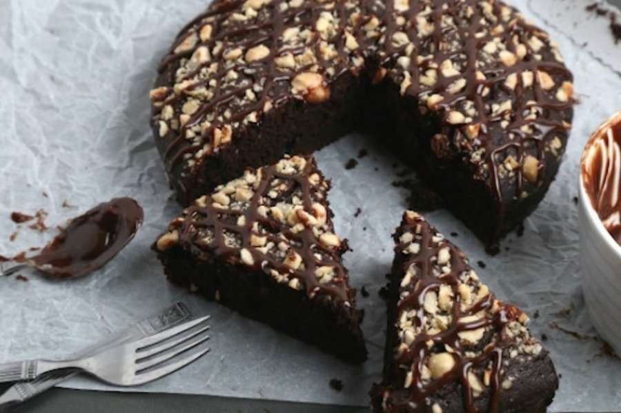 Tortë me çokollatë e lajthi