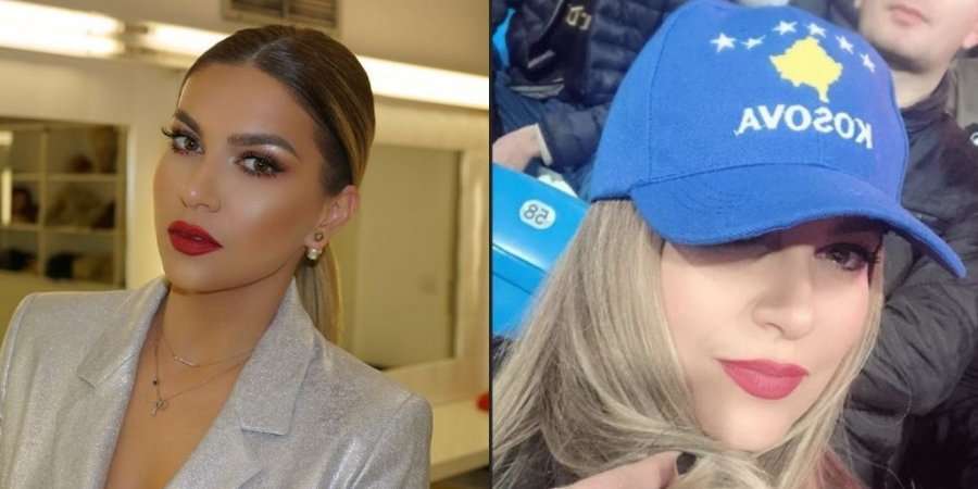 Leonora Jakupi shpreh mbështetjen e saj për Kosovën kundër Çekisë, ky është postimi i saj