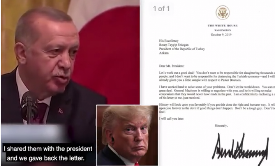 Erdogan i përgjigjet Trump-it: “Dua ekstradimin e Gylenit”