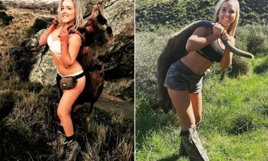 Masakron kafshët, gjahtarja seksi kërcënohet me vdekje