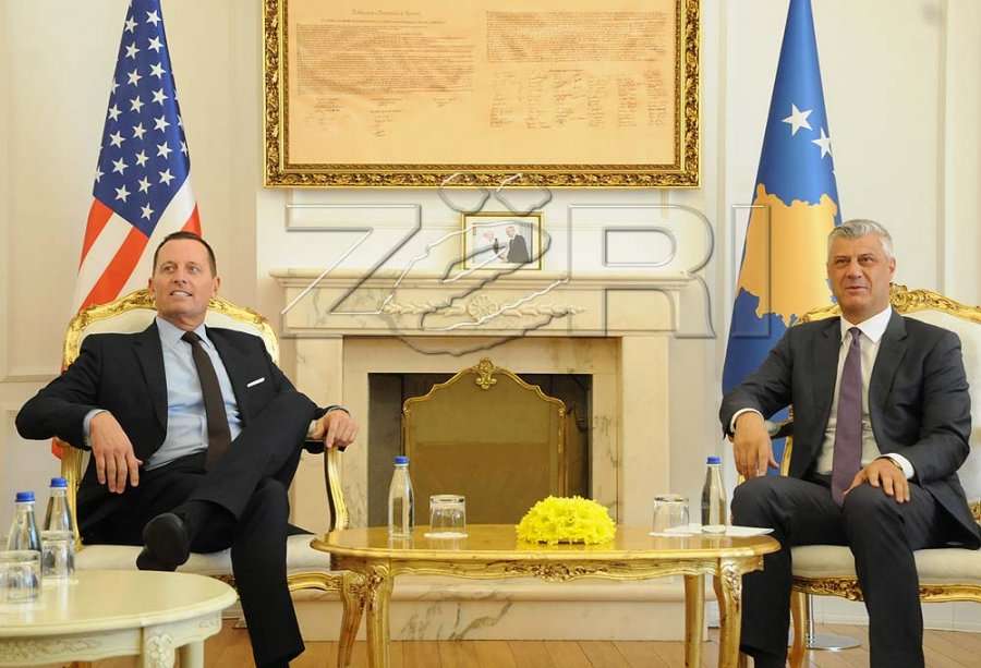 Thaçi e citon Grenellin: Shpresoj që takimi Kosovë -Serbi do të ndodhë shpejt