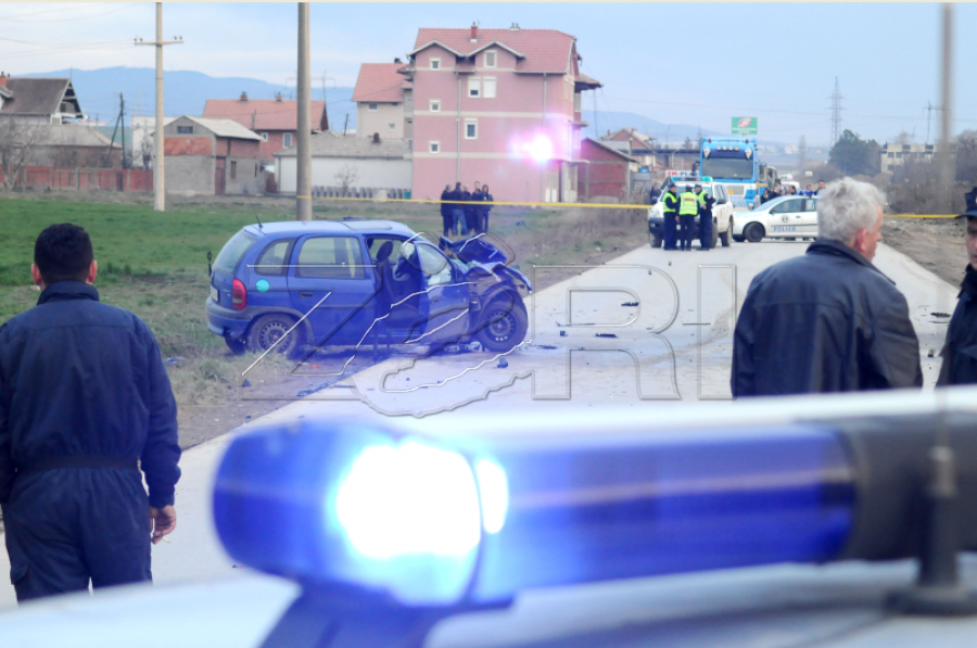 Aksident në Vushtrri, tre të lënduar