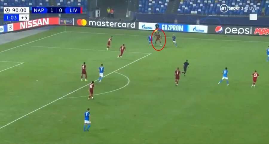 Gabimi i rëndë i Van Dijkut që i kushtoi me gol Liverpoolit