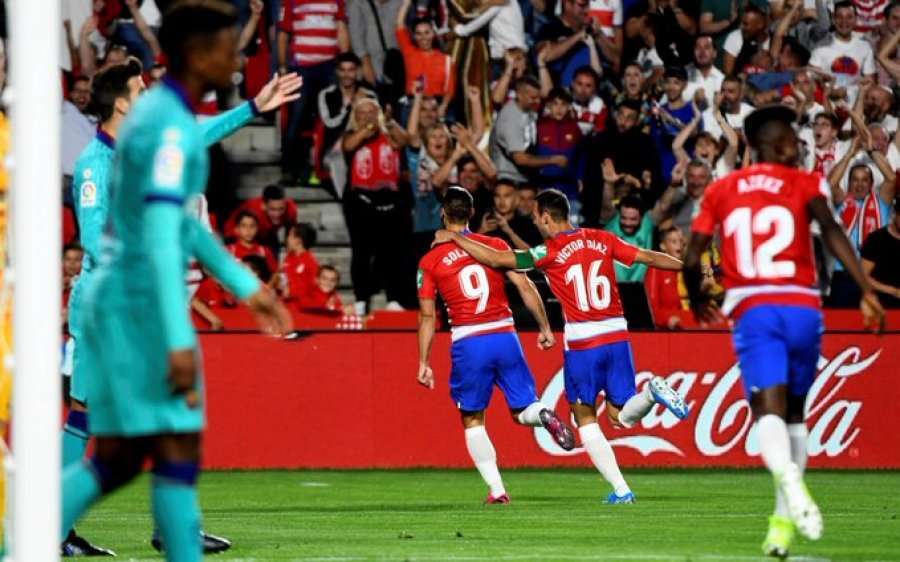 Granada shokon Barcelonën, i shkakton humbjen e dytë në La Liga