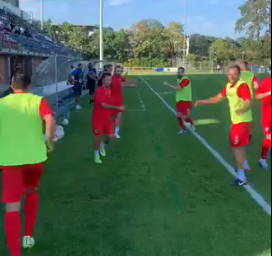 Futbollistët e Inter d'Escaldes dalin në nxemje para përballjes me Dritën