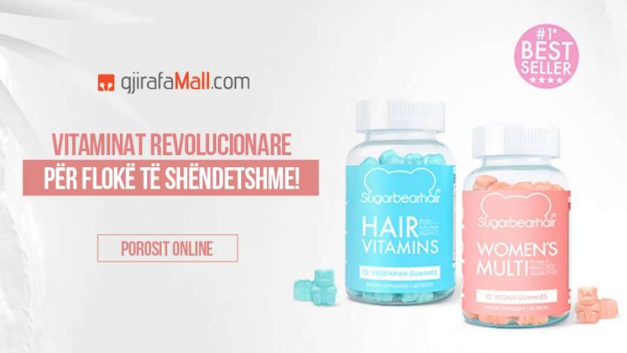 Vitaminat revolucionare për flokë SugarBearHair – tani në GjirafaMall