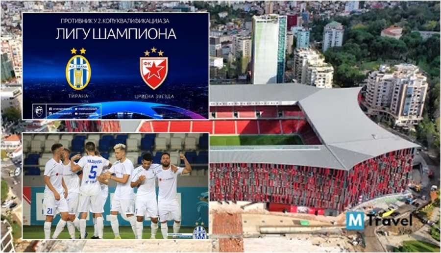 Tirana - Crvena Zvezda: Caktohet data dhe ora e ndeshjes në 'Air Albania Stadium'