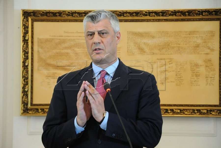 Flet Thaçi për dialogun me Serbinë