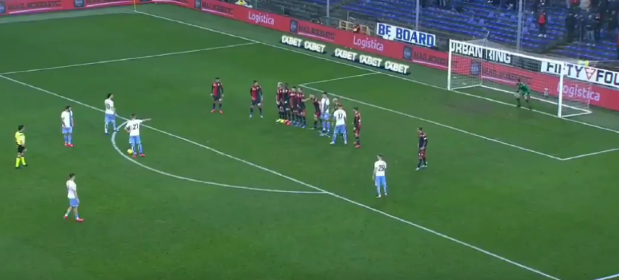 Nuk ndalen golat në ndeshjen Genoa – Lazio, shënohet edhe goli i katërt