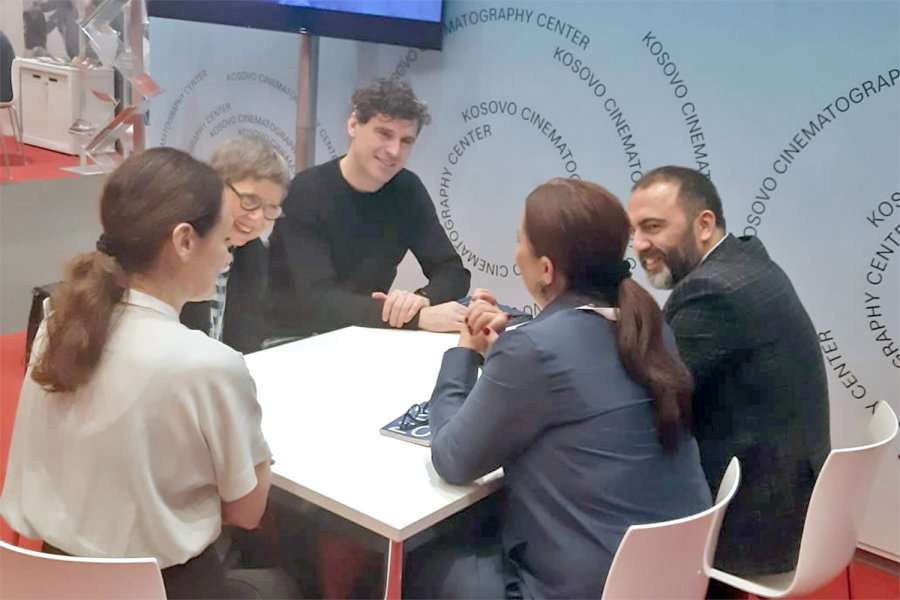 Ministrja Dumoshi në “Berlinale” takon drejtoreshën e EFA-s Marion Doring