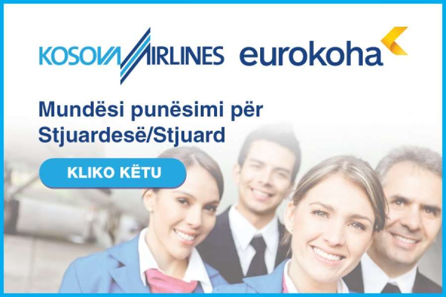 Mundësi punësimi për stjuardesë/stjuard