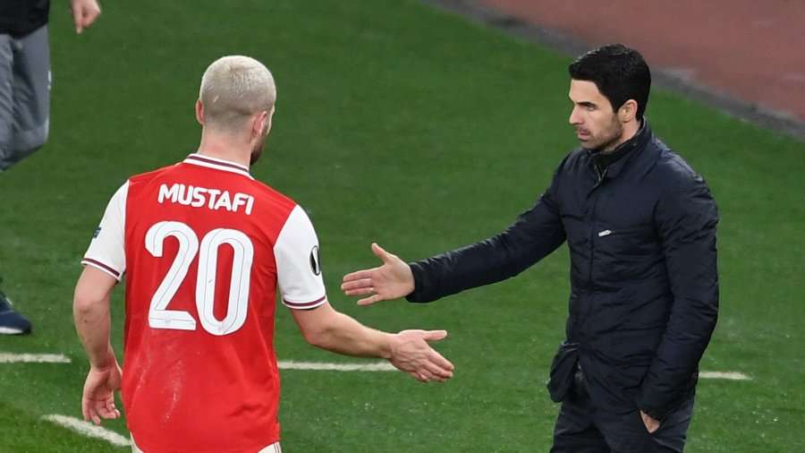 Arteta zbulon nëse do të mbetet apo jo Mustafi te Arsenali