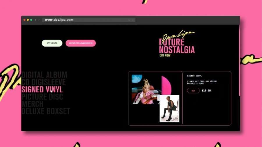 Dua Lipa, webfaqen e saj zyrtare do ta punojë në Kosovë