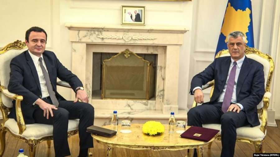 Presidenti Thaçi pret nesër kryeministrin Kurti në takim