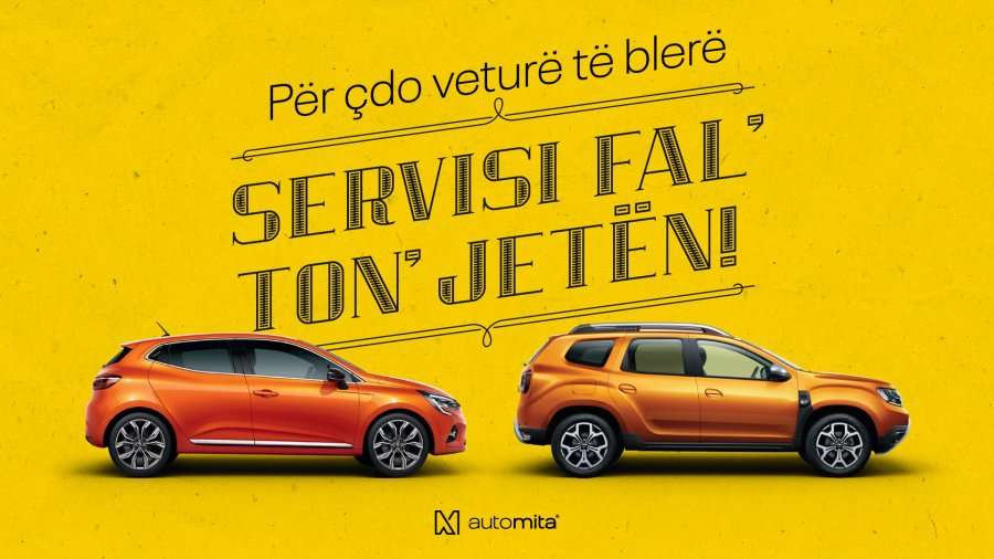 Interesim i jashtëzakonshëm për ofertën e re të Auto Mitës – për çdo veturë të re, servisi falas TON’ JETËN!
