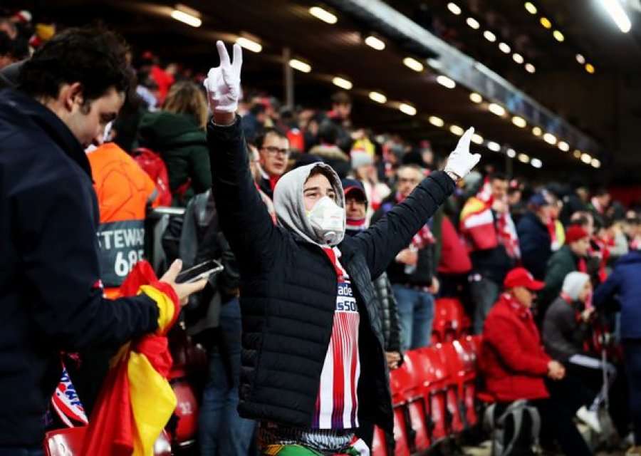 Për shkak të koronavirusit, 41 persona vdiqën pas ndeshjes së Ligës së Kampionëve