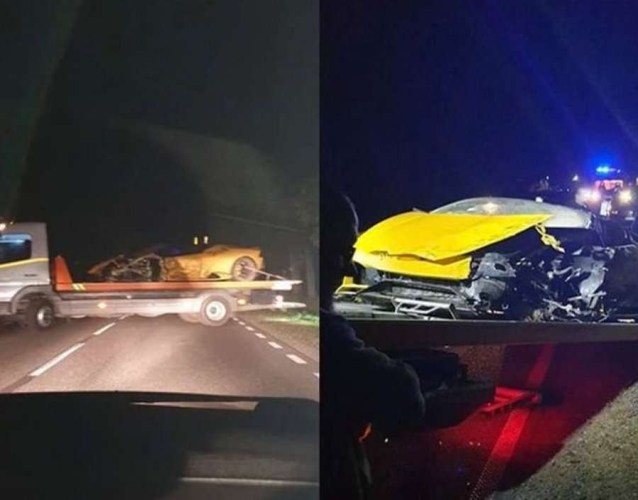 Momente tmerri, futbollisti i PSG-s bën aksident me Lamborghinin e tij