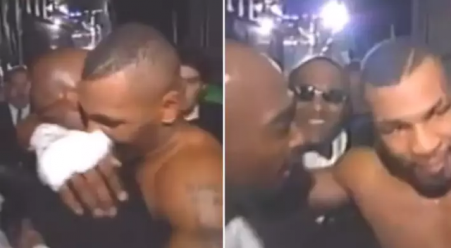 Pamje të rralla të Mike Tysonit duke festuar me Tupac Shakurin në ditën kur ky i fundit u vra
