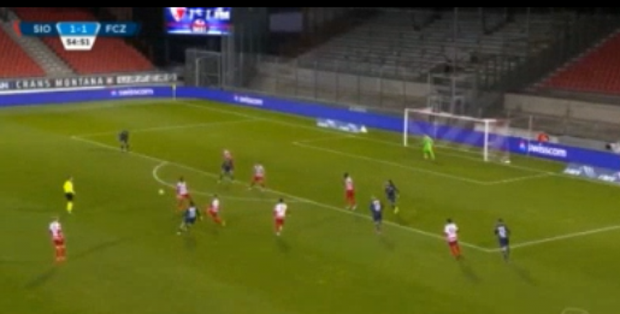 Benjamin Kololli në formë të lartë, realizon gol të bukur për Zurichun