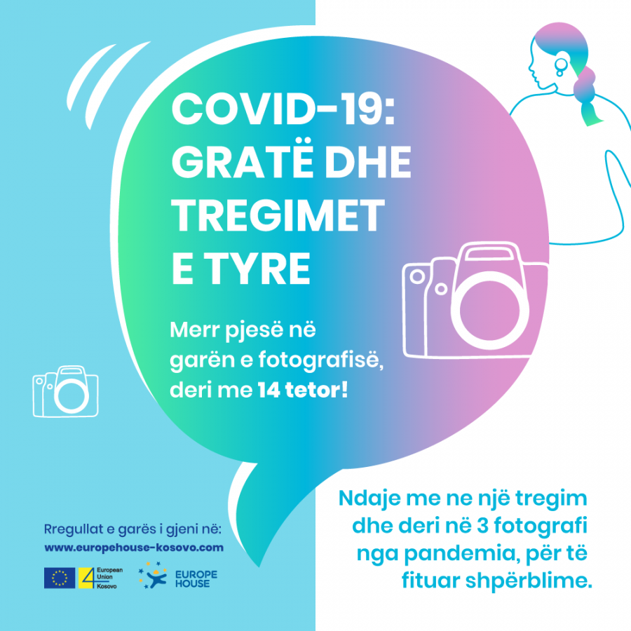 Vazhdon të jetë e hapur thirrja për garën e fotografisë ‘Covid-19: Gratë dhe tregimet e tyre’
