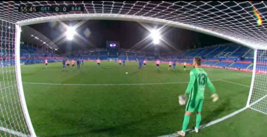 Penallti në ndeshjen Getafe - Barcelona