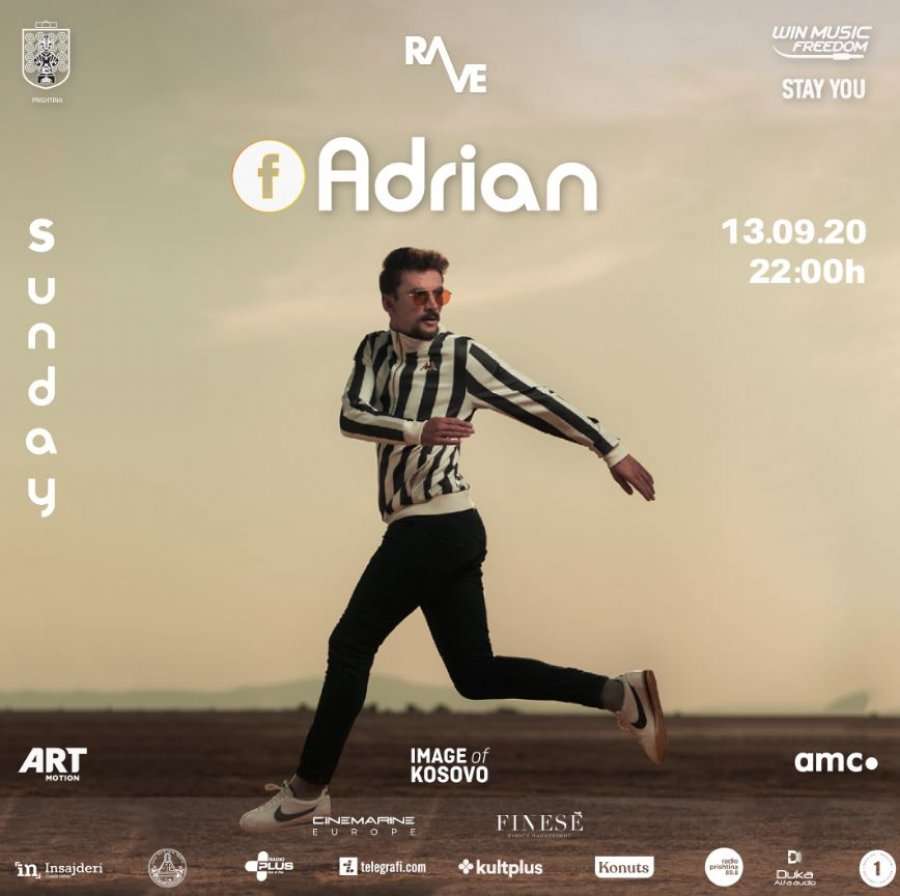 Adriani ndan muzikën më të mirë me ne këtë të diel, në orën 22:00