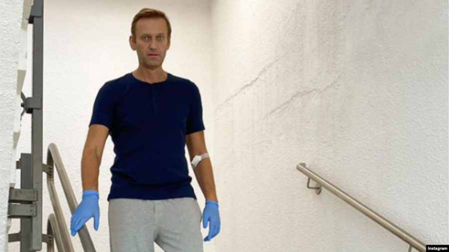 Navalny publikon fotografi në gjendje më të mirë shëndetësore
