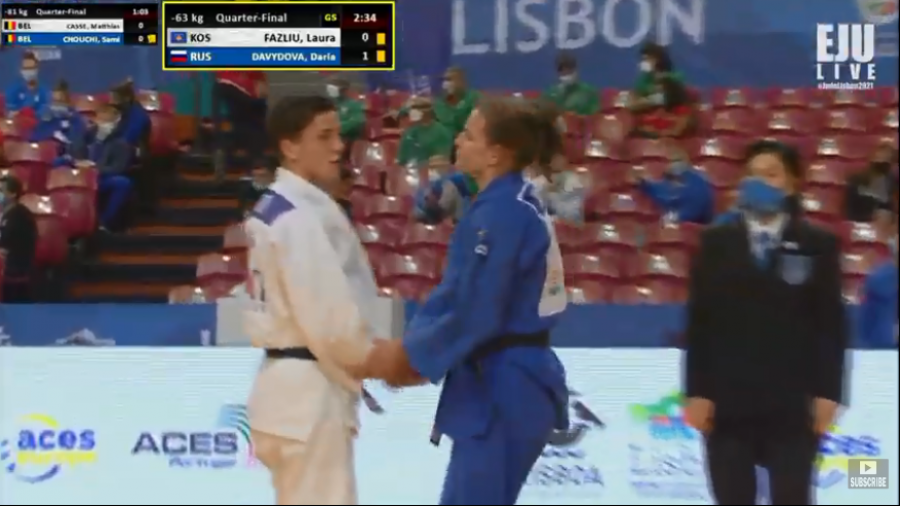 Laura Fazliu eliminohet në çerekfinale