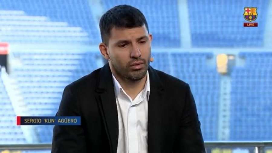 Sergio Aguero i përlotur kumton vendimin për tërheqje nga futbolli aktiv