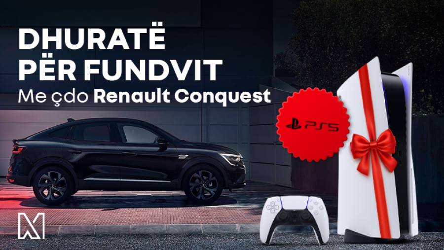 Çfarë dhurate nga Auto Mita – merr falas PlayStation 5 për çdo veturë të blerë!