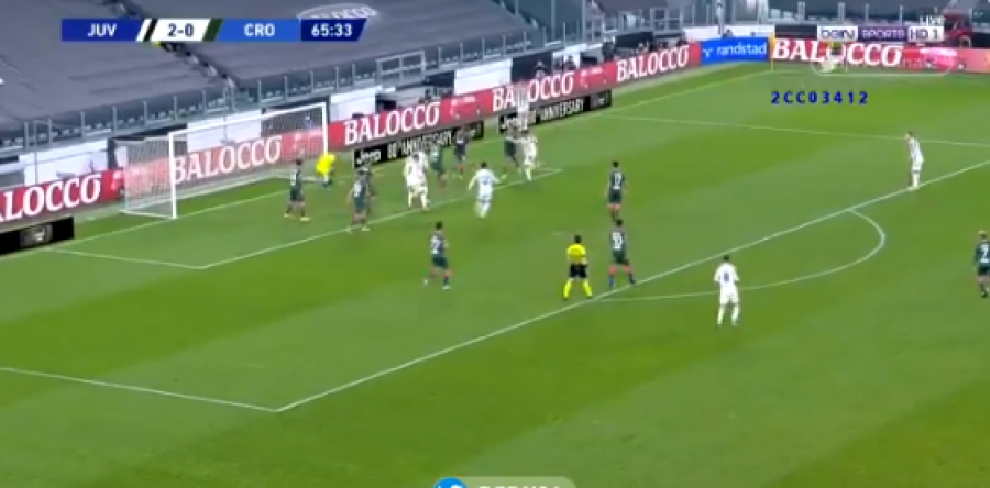Shënohet goli i tretë në ndeshjen Juventus - Crotone