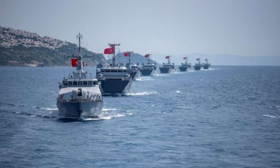 Mediat greke: Turqia nxjerr flotën e anijeve dhe aeroplanëve ushtarakë në Mesdhe dhe Egje