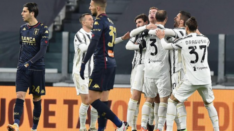 Juventusi kualifikohet në çerekfinale, mposht me vështirësi të madhe Genoan në vazhdime