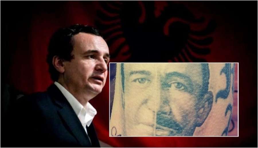 Sportisti shqiptar bën tatuazh Albin Kurtin dhe Hasan Prishtinën me mbishkrimin “Dy liderë, një ideal”