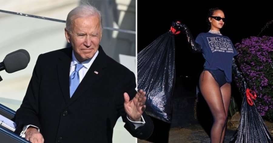 Rihanna mbështet Bidenin, Trumpin e krahason me bërllok